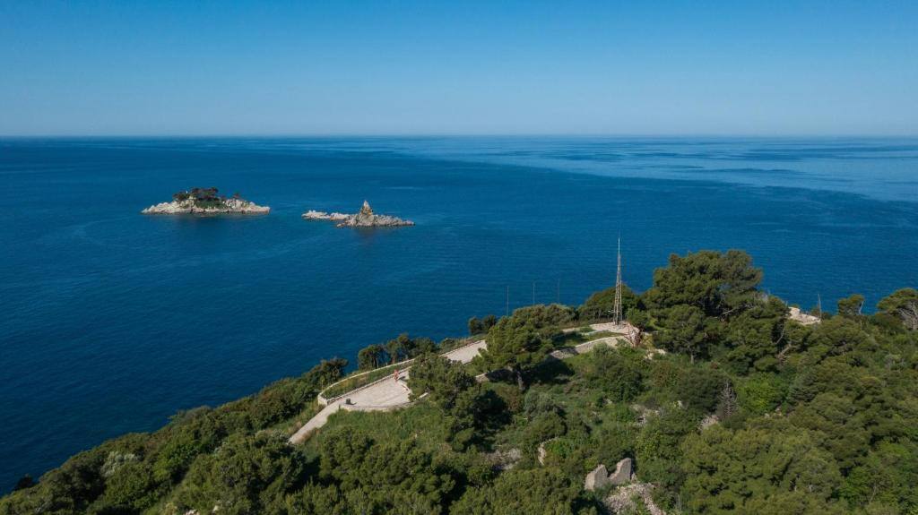 View of the Adriatic coast near Petrovac